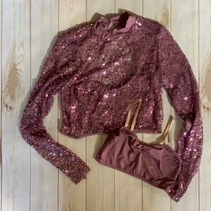 NWOT Dance Costume Top and Bra